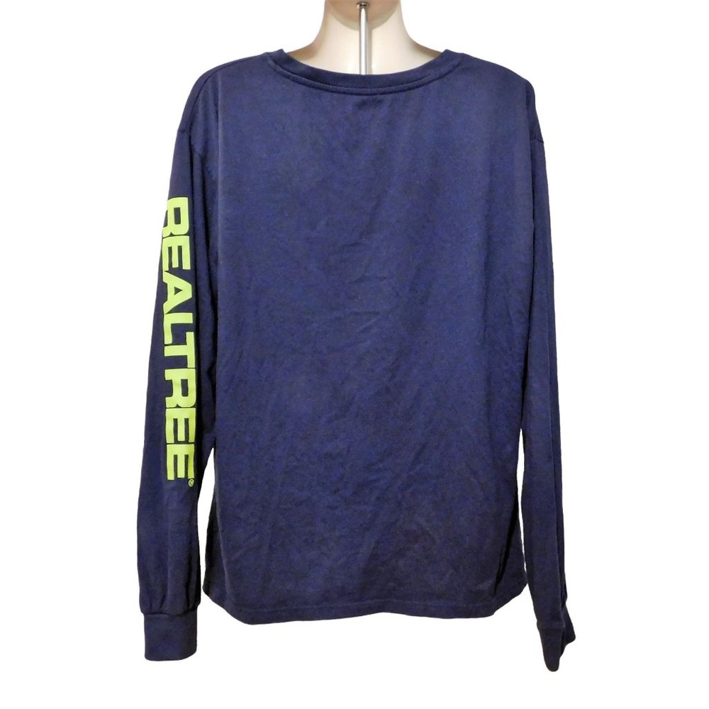Realtree Tee Shirt Northern Outpost XXL Blue Long Sleeve - Picture 4 of 6